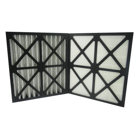 Laminar Large Flow Hoods Fume Hoods Laboratory AHU HVAC System H13 H14 Mini Pleat HEPA Filter for Cleanrooms